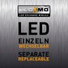 Paul Neuhaus PURE-GEMIN Lámpara de Techo LED Aluminio, Negro, 12 luces