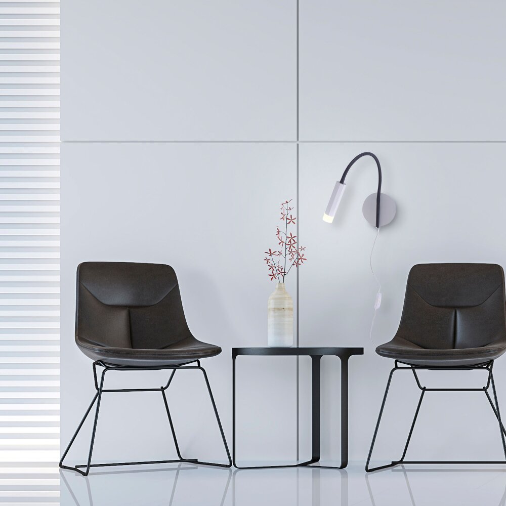 Paul Neuhaus PURE-GEMIN Aplique LED Aluminio, Negro, 1 luz main product photo