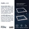 Paul Neuhaus PURE-LINES Lámpara de Techo LED Aluminio, 1 luz, Mando a distancia