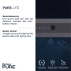 Paul Neuhaus PURE-LITE Lámpara Colgante LED Antracita, 1 luz