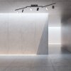 Paul Neuhaus PURE-MIRA Lámpara de Techo LED Negro, 6 luces, Mando a distancia