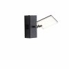 Paul Neuhaus PURE-MIRA Aplique LED Negro, 2 luces, Mando a distancia