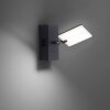 Paul Neuhaus PURE-MIRA Aplique LED Negro, 2 luces, Mando a distancia