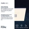 Paul Neuhaus PURE-NEO Lámpara de Techo LED Aluminio, 5 luces, Mando a distancia