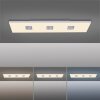 Paul Neuhaus PURE-NEO Lámpara de Techo LED Aluminio, 3 luces, Mando a distancia