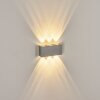 Morenos Aplique para exterior LED Plata, Blanca, 6 luces