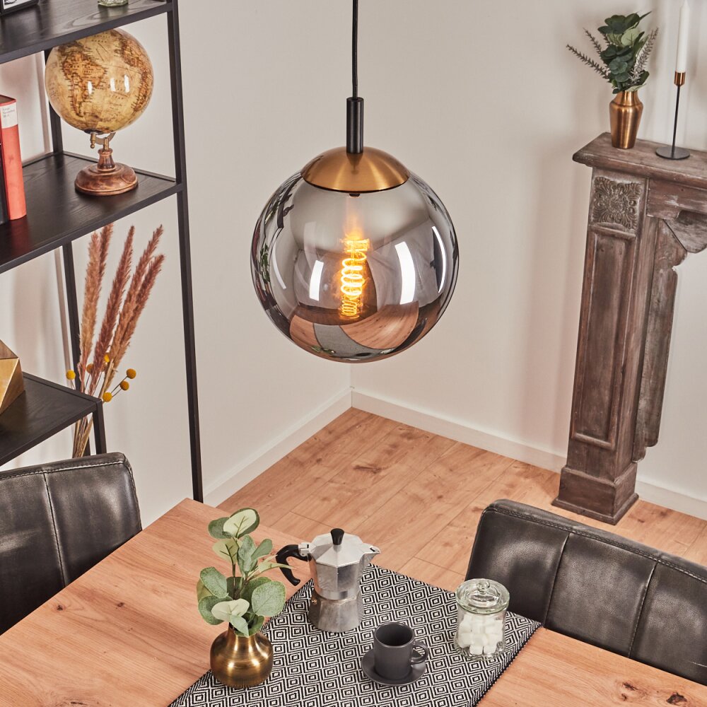 Recoutas Lámpara Colgante Negro, 1 luz main product photo