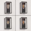 Hakkas Aplique para exterior Color madera, Negro, 1 luz