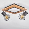 Bardhaman Lámpara de Techo LED Negro, 3 luces