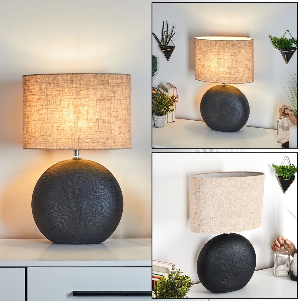 Lahnus Lámpara de mesa Cromo, Negro, 1 luz main product photo