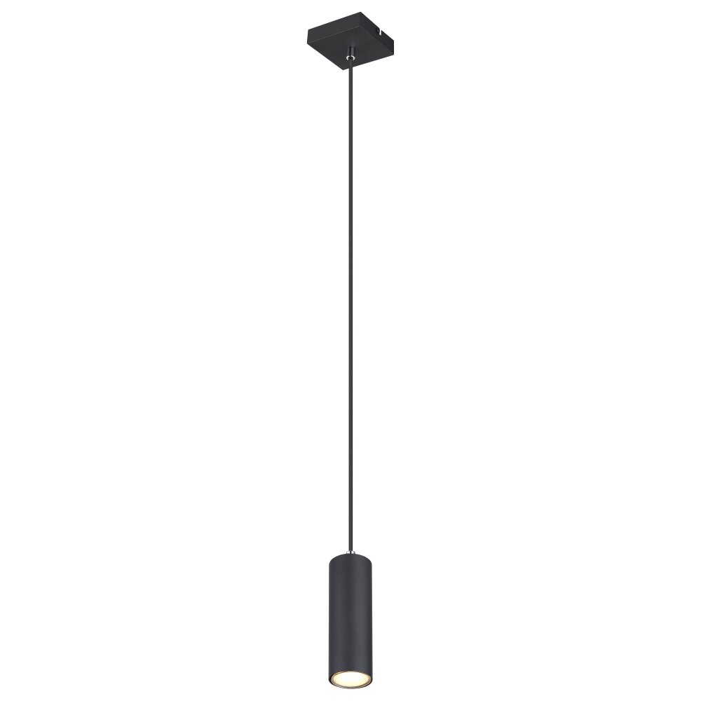 Globo ROBBY Lámpara Colgante Negro, 1 luz main product photo