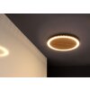 Luce Design MOON Aplique LED Marrón, Color madera, Negro, 1 luz