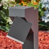 Toogong Poste de Jardín LED Antracita, 1 luz