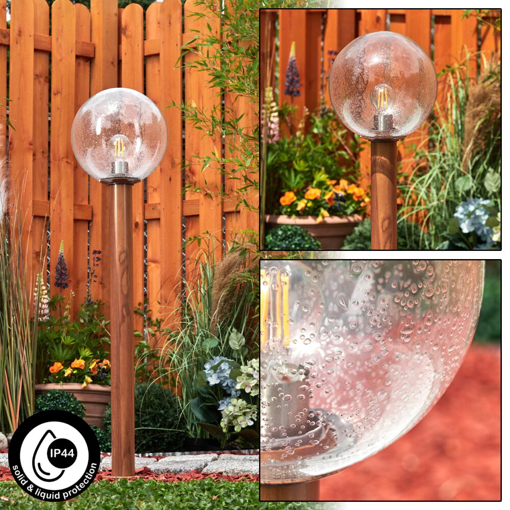 Bubodefo Poste de Jardín Marrón, Color madera, 1 luz main product photo
