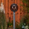 Bubodefo Poste de Jardín Antracita, 1 luz, Sensor de movimiento