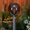 Bubodefo Poste de Jardín Antracita, 1 luz, Sensor de movimiento