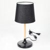Frecheiro Lámpara de mesa Crudo, Negro, 1 luz