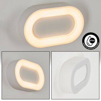 Paleroo Aplique para exterior LED Blanca, 1 luz