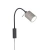 Fischer & Honsel Maui Aplique Negro, 1 luz