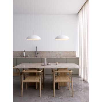 Design For The People by Nordlux VERSALE Lámpara Colgante Blanca, 2 luces