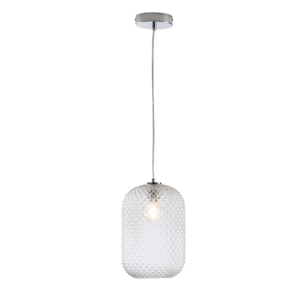 Luce-Design ASHFORD Lámpara Colgante Cromo, 1 luz main product photo