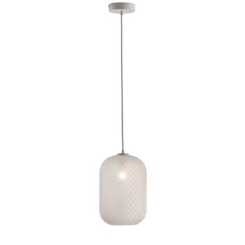 Luce-Design ASHFORD Lámpara Colgante Blanca, 1 luz