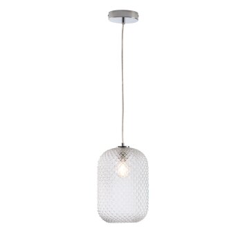 Luce-Design ASHFORD Lámpara Colgante Cromo, 1 luz