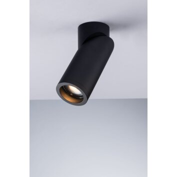 Luce-Design GENESIS-R6 Lámpara de Techo Negro, 1 luz