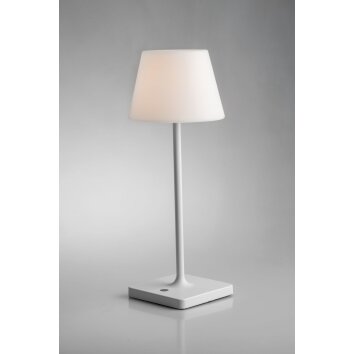 Luce-Design JAMMIN Lámpara de mesa LED Blanca, 1 luz