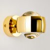 Sapri Aplique dorado, 1 luz