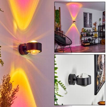 Sapri Aplique Negro, 1 luz Sapri Aplique Negro, 1 luz