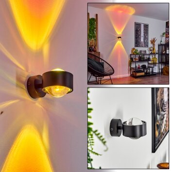 Sapri Aplique Negro, 1 luz Sapri Aplique Negro, 1 luz