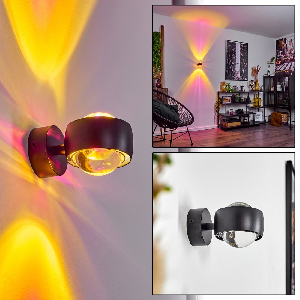 Sapri Aplique Negro, 1 luz main product photo