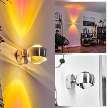 Sapri Aplique Plata, 1 luz Sapri Aplique Plata, 1 luz