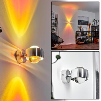 Sapri Aplique Plata, 1 luz Sapri Aplique Plata, 1 luz