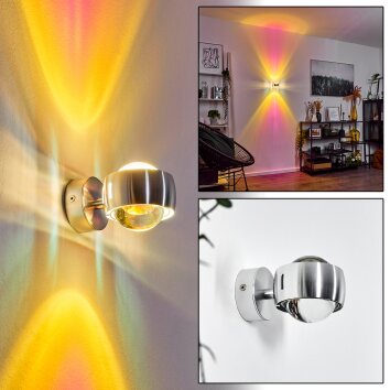 Sapri Aplique Plata, 1 luz Sapri Aplique Plata, 1 luz