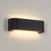 Kirkhall Aplique para exterior LED Negro, 1 luz