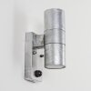 Bessiebelle Aplique para exterior Galvanizado, 2 luces, Sensor de movimiento