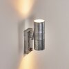 Bessiebelle Aplique para exterior Galvanizado, 2 luces, Sensor de movimiento