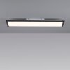 Leuchten-Direkt FLAT Lámpara de Techo LED Negro, 1 luz