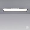 Leuchten-Direkt FLAT Lámpara de Techo LED Negro, 1 luz