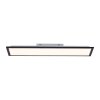 Leuchten-Direkt FLAT Lámpara de Techo LED Negro, 1 luz