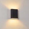 Vion Aplique Negro, 2 luces