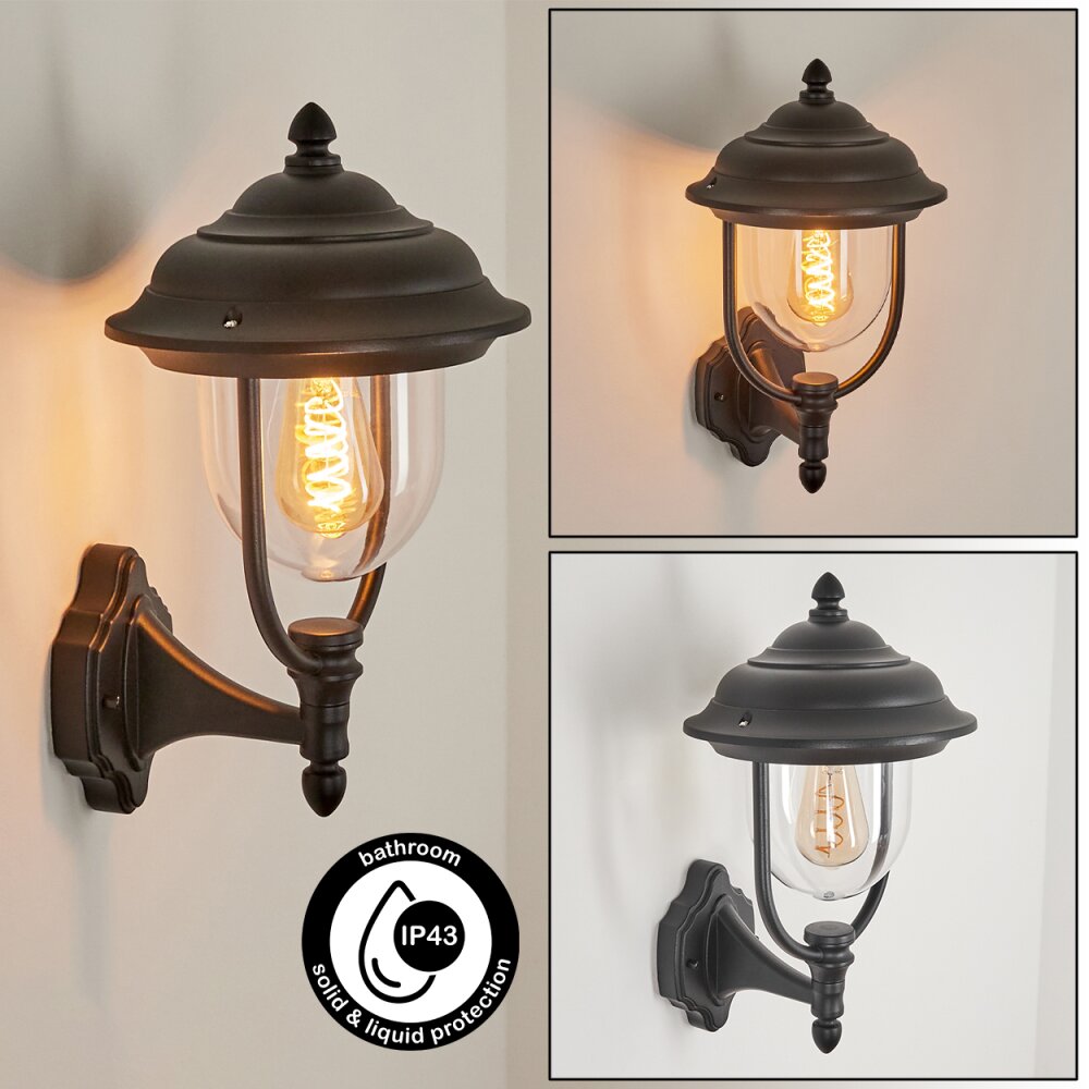 Tingha Aplique para exterior Negro, 1 luz main product photo