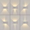 Pyalong Aplique para exterior LED Blanca, 1 luz