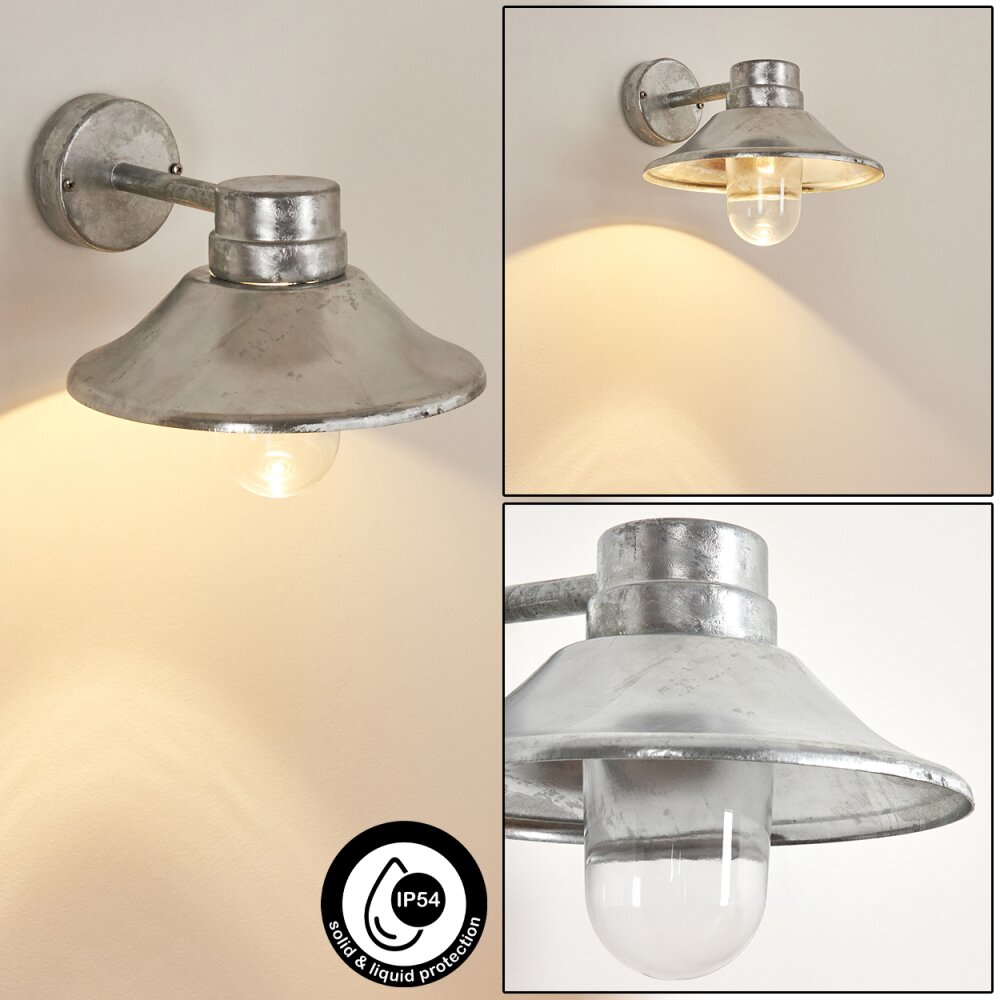 Pumiri Aplique para exterior LED Galvanizado, 1 luz main product photo
