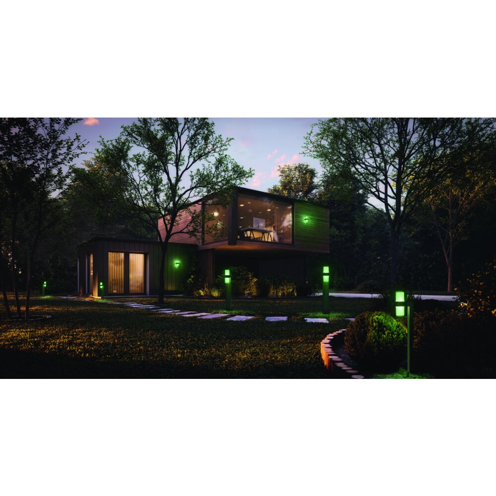 LEDVANCE Smart+ Poste de Jardín Gris, 1 luz main product photo