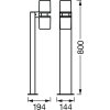 LEDVANCE Smart+ Poste de Jardín Gris, 1 luz