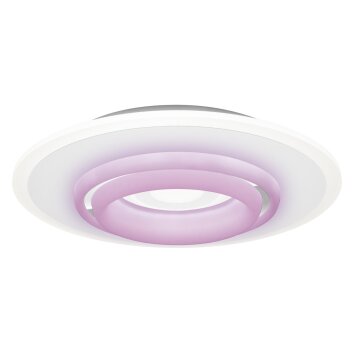 LEDVANCE Decorative Lámpara de Techo Blanca, 1 luz, Cambia de color