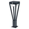 LEDVANCE ENDURA Poste de Jardín Negro, 1 luz, Sensor de movimiento